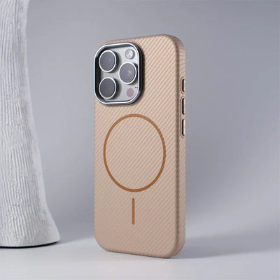 Alloy Lens Carbon Fibre Texture MagSafe Phone