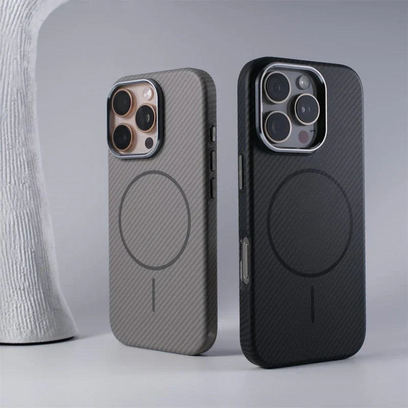 Alloy Lens Carbon Fibre Texture MagSafe Phone