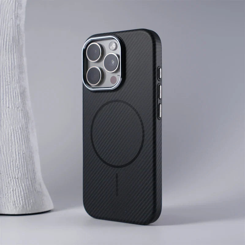 Alloy Lens Carbon Fibre Texture MagSafe Phone