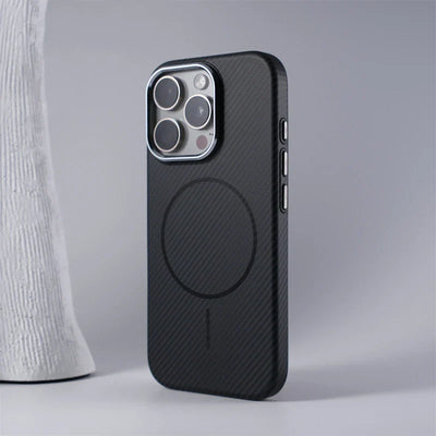 Alloy Lens Carbon Fibre Texture MagSafe Phone